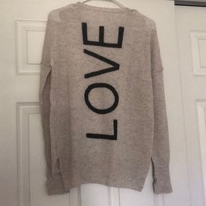 Love cashmere sweater